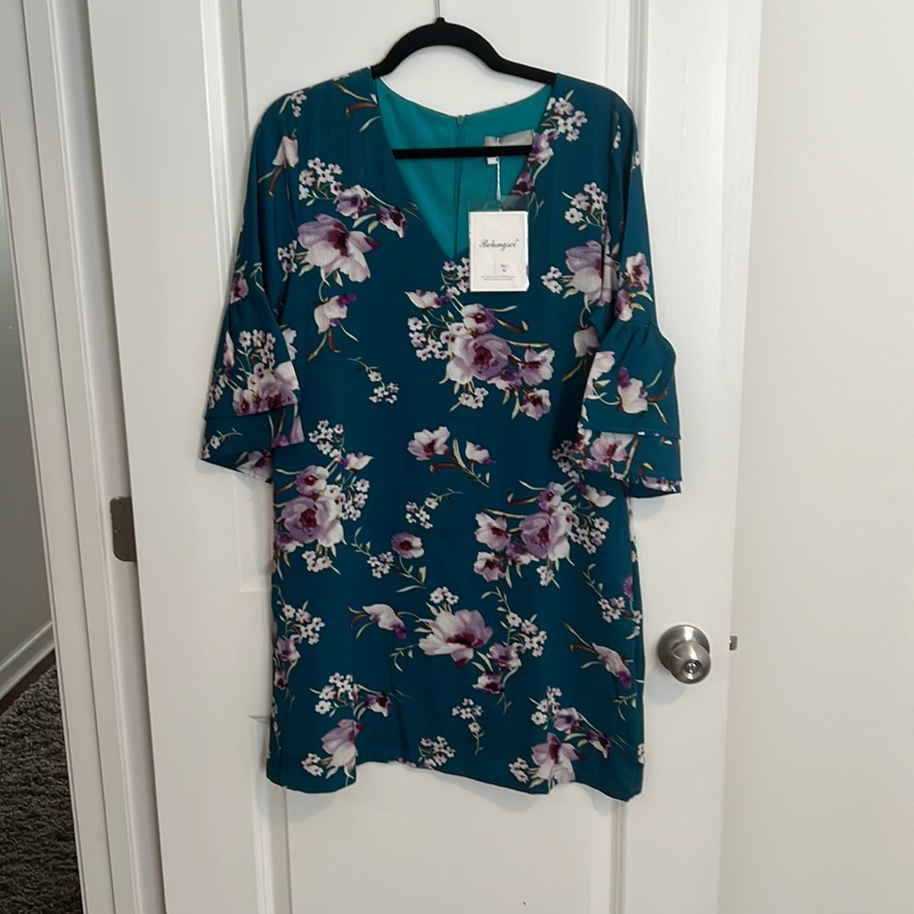 Flutter Sleeve Dress